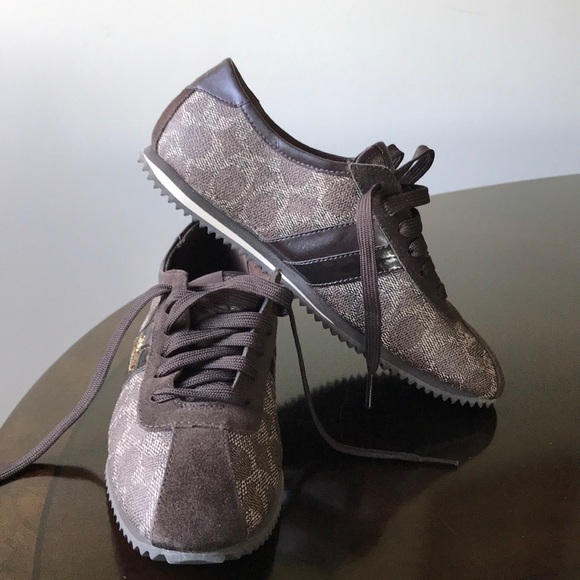 🇺🇸🇺🇸Coach signature fabric 6B lace up cortex Sneakers - Picture 5 of 8